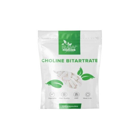 Raw Powders Choline Bitartrate 700mg - 120 Capsule (Bitartrat de Colina)